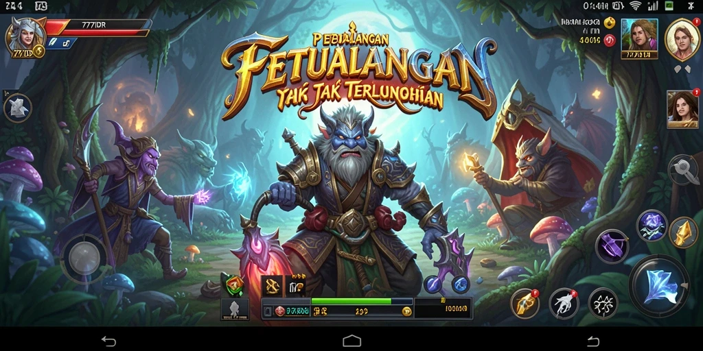Tampilan gameplay seru dalam dunia RPG yang penuh petualangan.