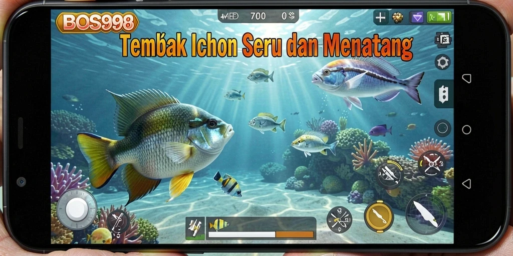 Menampilkan gameplay seru dalam BOS898 Tembak Ikan.