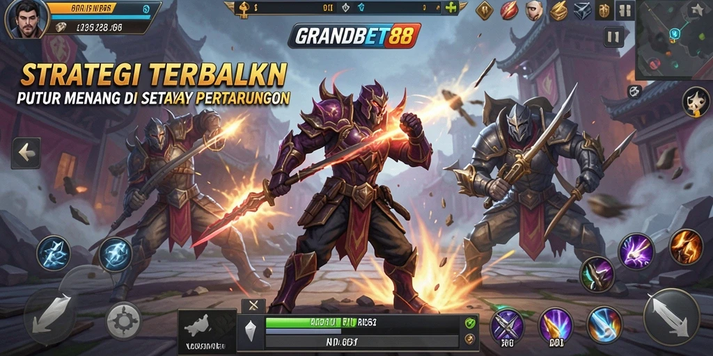 Tampilan gameplay menarik dari GRANDBET88 yang penuh strategi dan taktik.