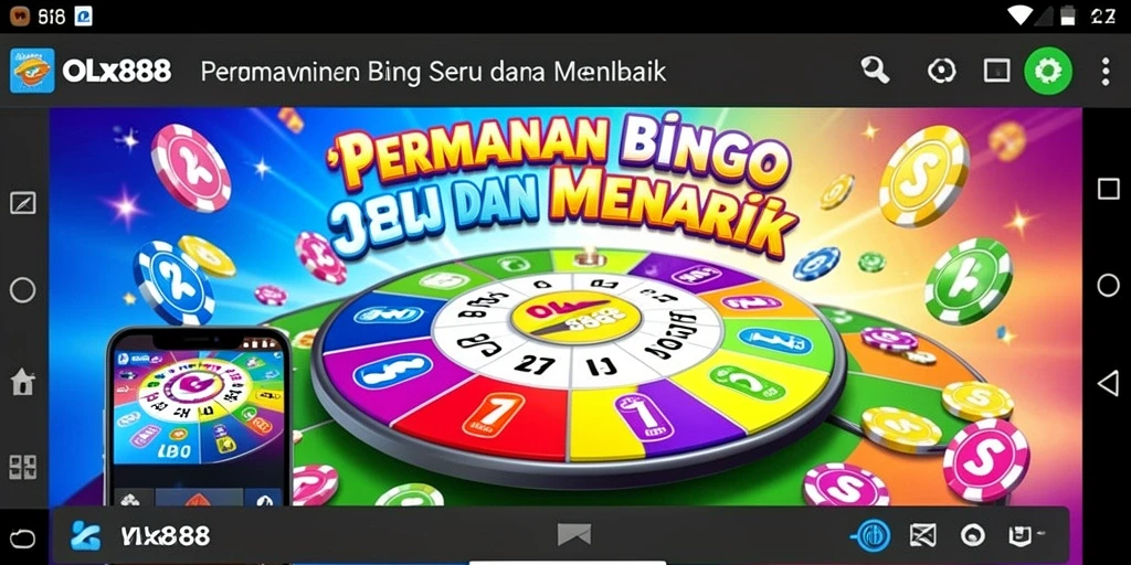 Gameplay Bingo yang menarik di OLX888 dengan berbagai mode permainan.