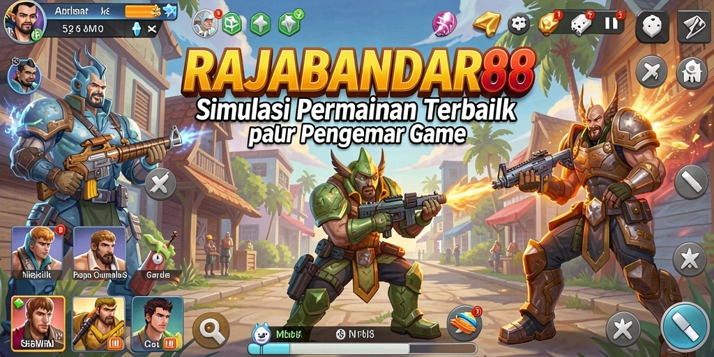 Tampilan gameplay menarik dari RAJABANDAR88 dengan grafis berkualitas tinggi.