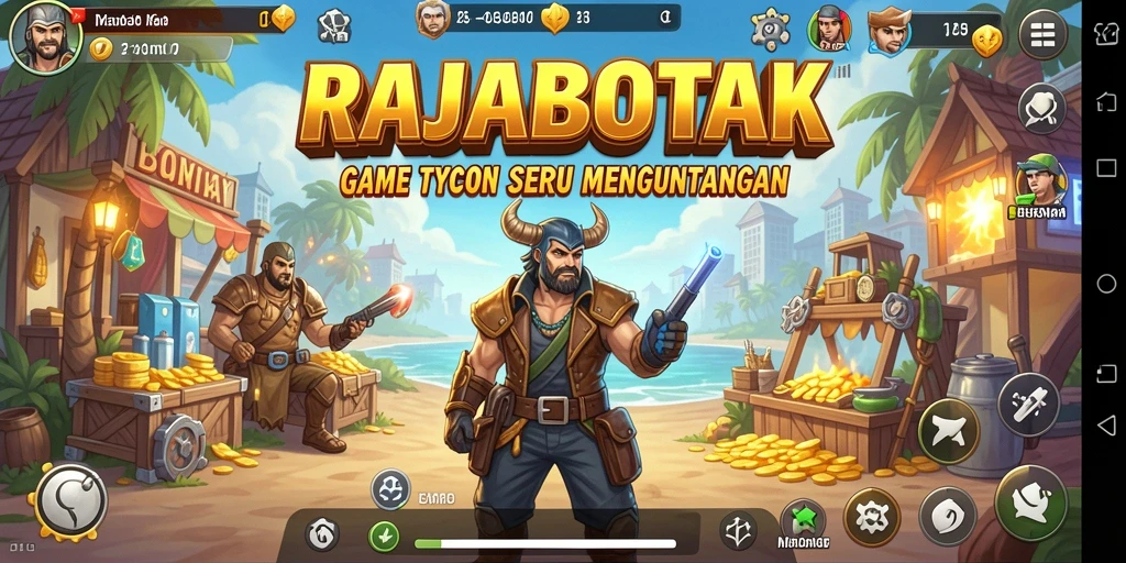 Tampilan menarik dari gameplay RAJABOTAK yang seru dan mengasyikkan.