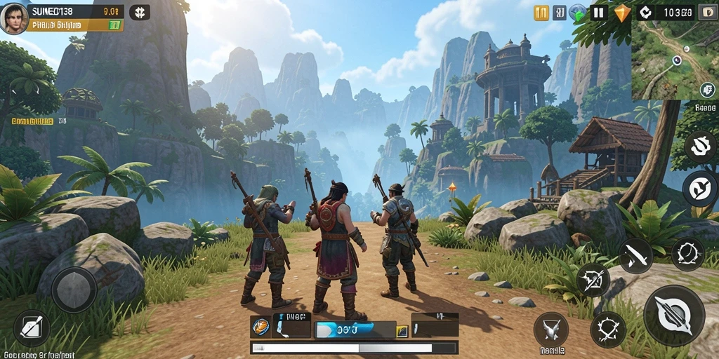 Tampilan gameplay ayo menjelajahi dunia terbuka.
