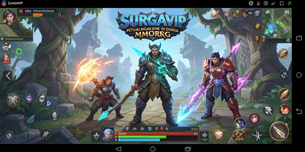 Screenshot gameplay SURGAVIP dengan aksi seru para pemain.