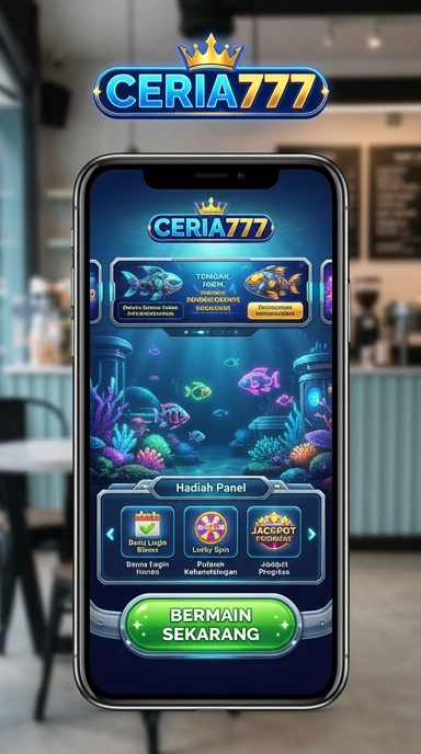 Screenshot fitur unduh aplikasi di ceria777.